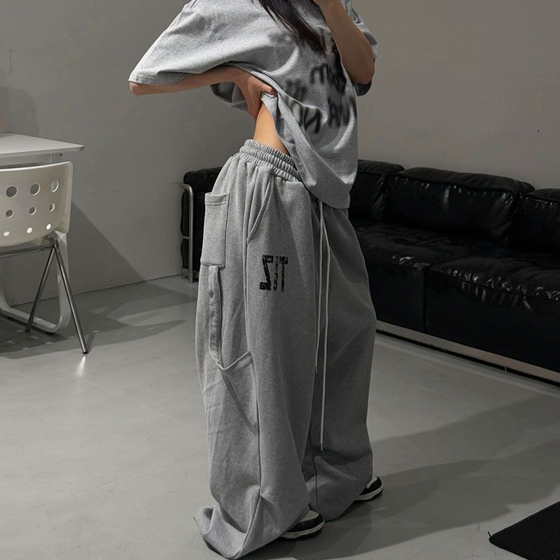 Relaxed Grey Sweatpants
