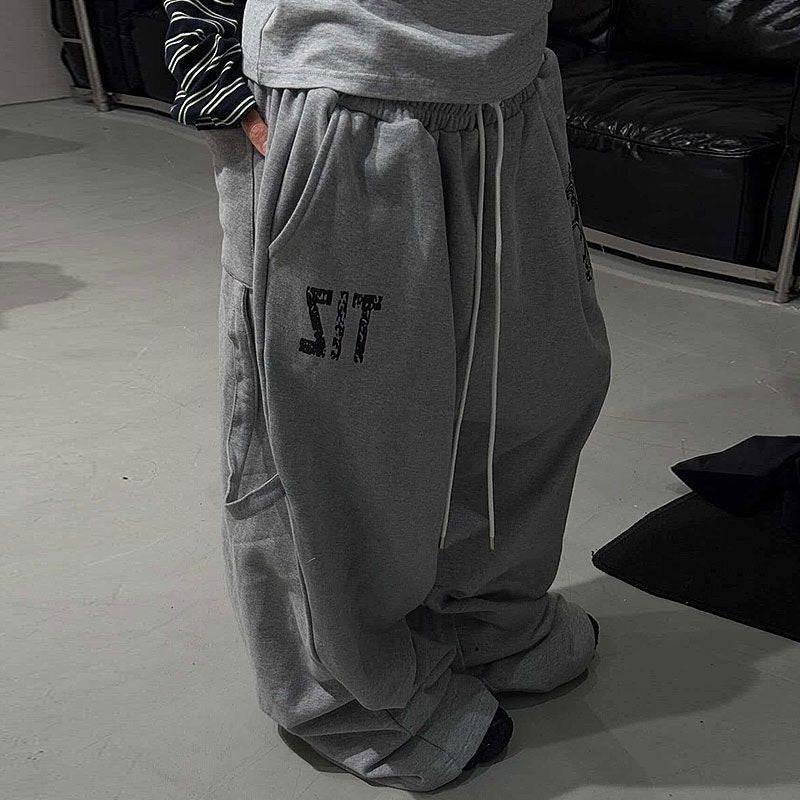Relaxed Grey Sweatpants