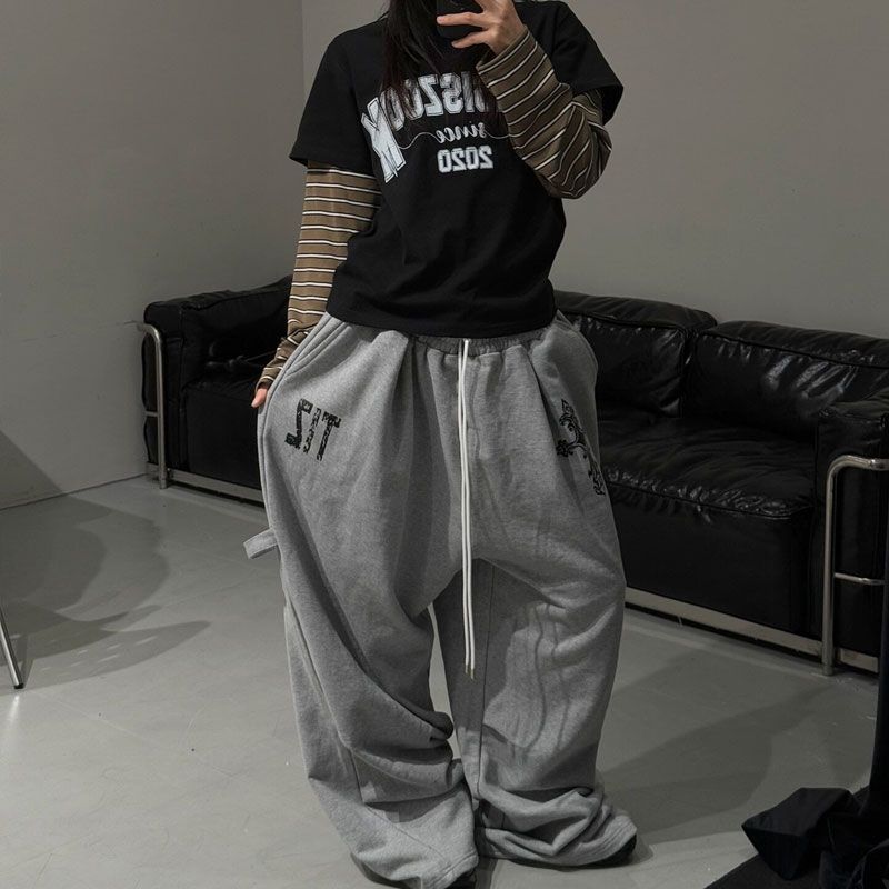 Relaxed Grey Sweatpants