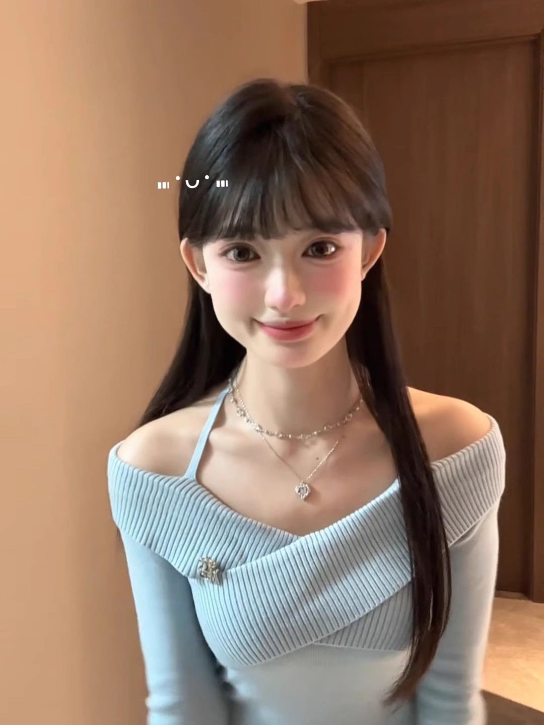 Off-Shoulder Knit Top