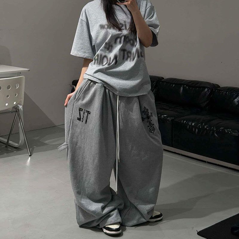 Relaxed Grey Sweatpants