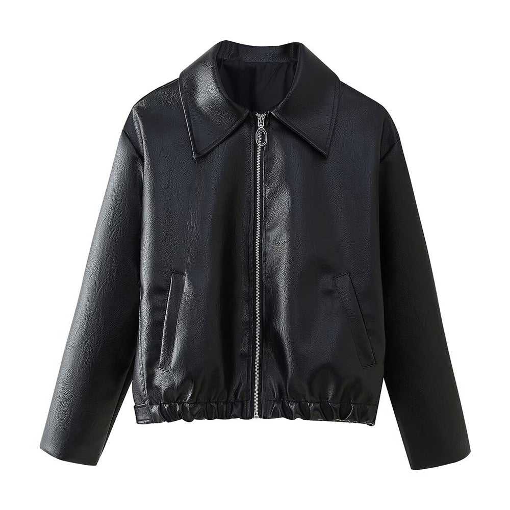 Faux Leather Jacket