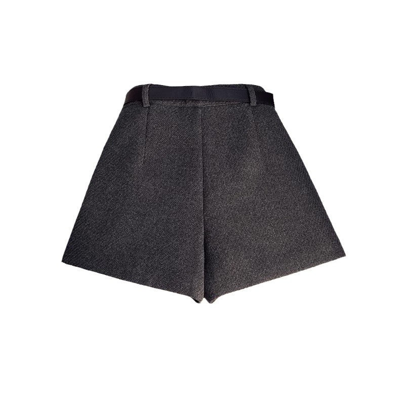 Wool-Look Shorts